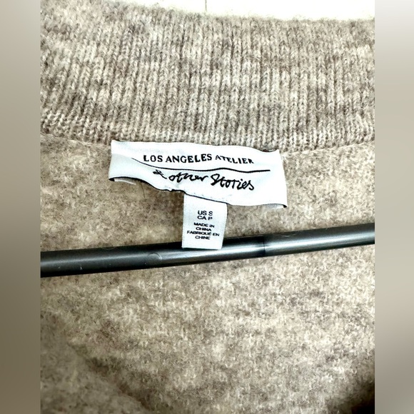 & Other Stories- Collared Boxy Knit Jumper - Small - Picture 4 of 4